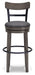 Caitbrook UPH Swivel Barstool (1/CN) Royal Furniture