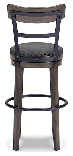 Caitbrook UPH Swivel Barstool (1/CN) Royal Furniture