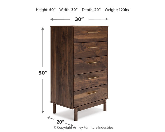 Calverson Five Drawer Chest Royal Furniture