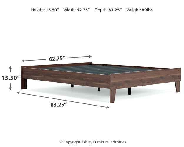 Calverson Queen Platform Bed Royal Furniture