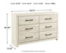 Cambeck Six Drawer Dresser Royal Furniture