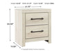 Cambeck Two Drawer Night Stand Royal Furniture