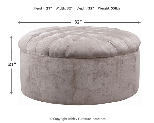 Carnaby Oversized Accent Ottoman Royal Furniture