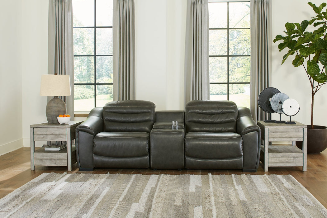 Center Line 3-Piece Sectional with Recliner Royal Furniture