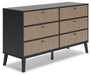 Charlang Six Drawer Dresser Royal Furniture