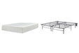 Chime 12 Inch Memory Foam Mattress with Foundation Royal Furniture