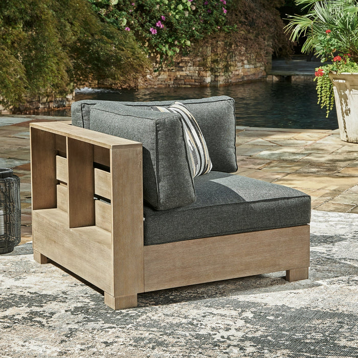 Citrine Park 4-Piece Outdoor Sectional with Ottoman Royal Furniture