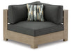 Citrine Park 4-Piece Outdoor Sectional with Ottoman Royal Furniture