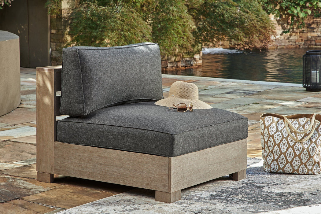 Citrine Park 4-Piece Outdoor Sectional with Ottoman Royal Furniture