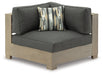 Citrine Park 4-Piece Outdoor Sectional with Ottoman Royal Furniture