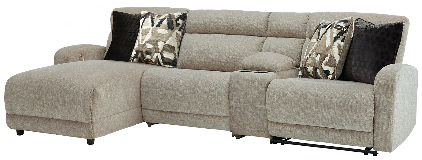 Colleyville 4-Piece Power Reclining Sectional with Chaise Royal Furniture