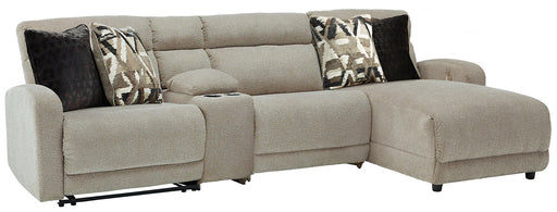 Colleyville 4-Piece Power Reclining Sectional with Chaise Royal Furniture