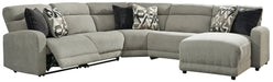 Colleyville 5-Piece Power Reclining Sectional Royal Furniture