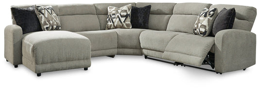 Colleyville 5-Piece Power Reclining Sectional with Chaise Royal Furniture