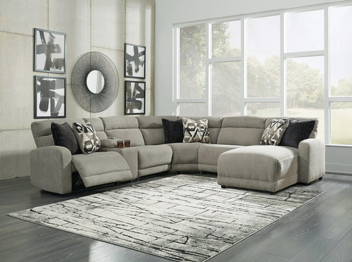 Colleyville 6-Piece Power Reclining Sectional with Chaise Royal Furniture