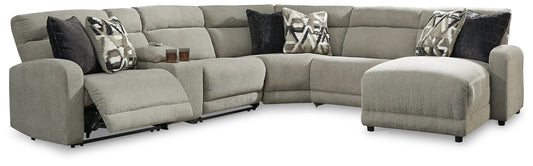 Colleyville 6-Piece Power Reclining Sectional with Chaise Royal Furniture