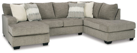 Creswell 2-Piece Sectional with Chaise Royal Furniture