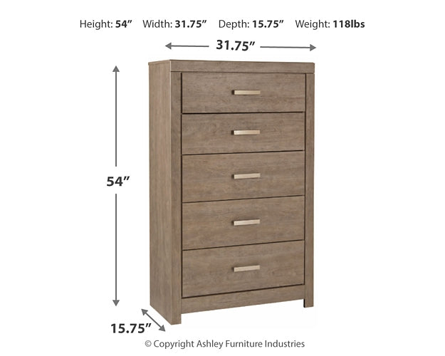 Culverbach Five Drawer Chest Royal Furniture