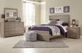 Culverbach Full Panel Bed with Mirrored Dresser and 2 Nightstands Royal Furniture