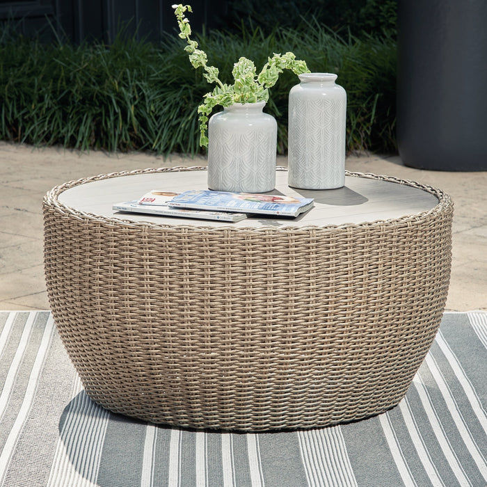 Danson Outdoor Coffee Table with End Table Royal Furniture