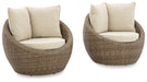 Danson Swivel Lounge w/Cushion (2/CN) Royal Furniture