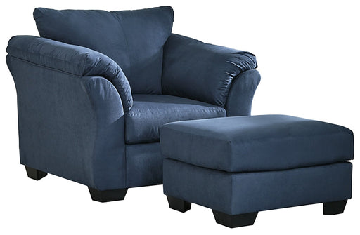 Darcy Chair and Ottoman Royal Furniture