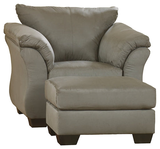 Darcy Chair and Ottoman Royal Furniture