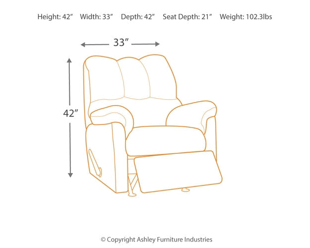 Darcy Rocker Recliner Royal Furniture