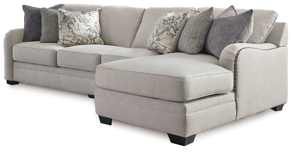 Dellara 3-Piece Sectional with Chaise Royal Furniture