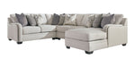 Dellara 4-Piece Sectional with Chaise Royal Furniture