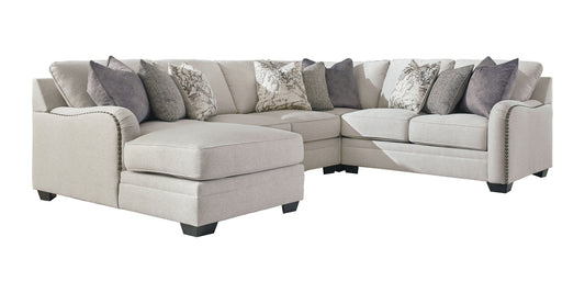 Dellara 4-Piece Sectional with Chaise Royal Furniture