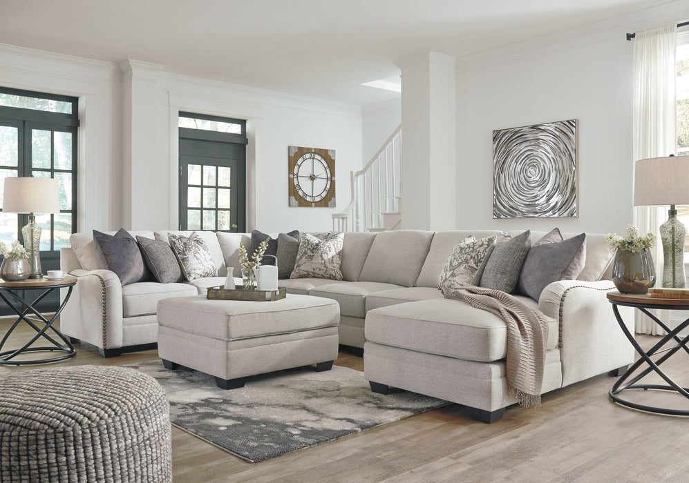 Dellara 5-Piece Sectional with Chaise Royal Furniture