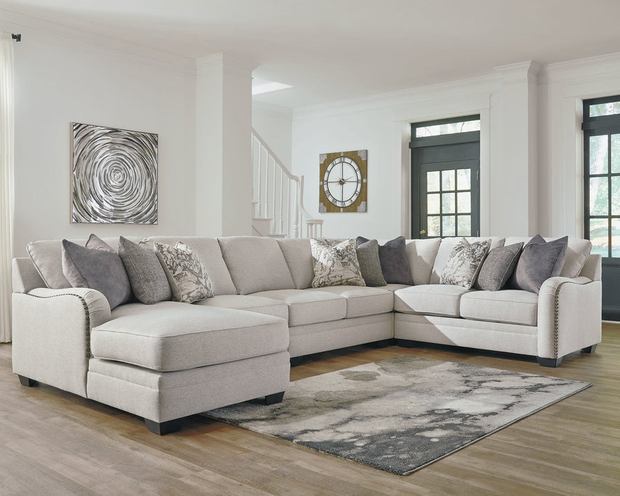 Dellara 5-Piece Sectional with Ottoman Royal Furniture