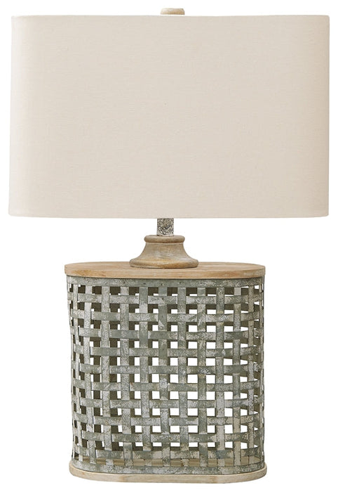 Deondra Metal Table Lamp (1/CN) Royal Furniture