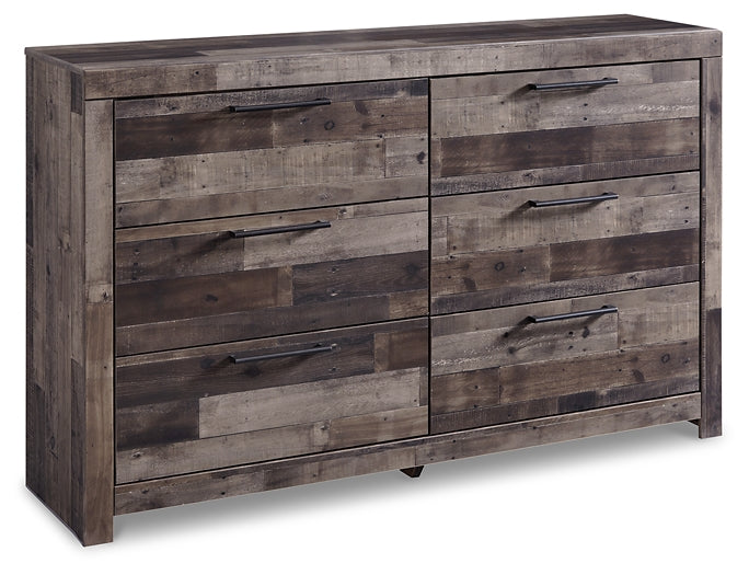 Derekson Full Panel Bed with 6 Storage Drawers with Dresser Royal Furniture