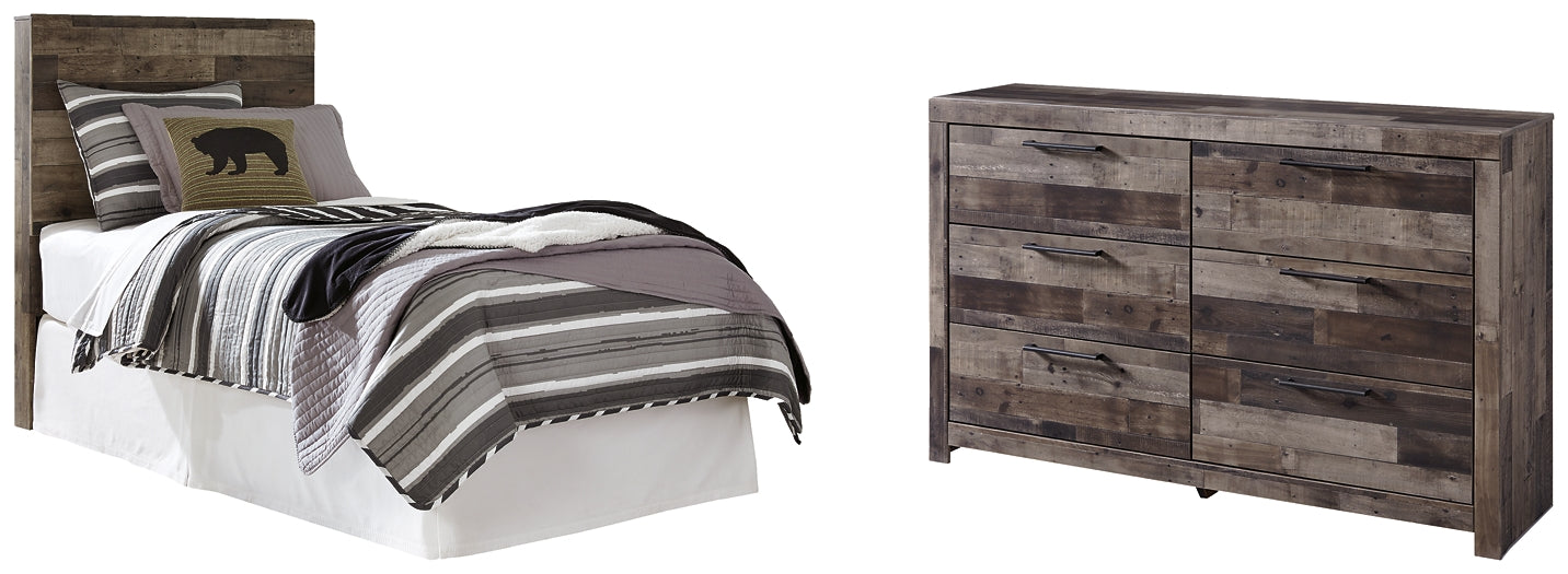 Derekson Twin Panel Headboard with Dresser Royal Furniture