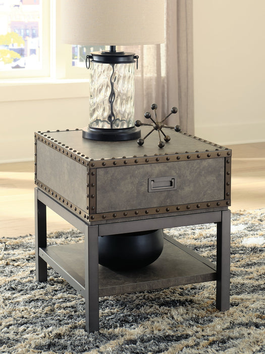 Derrylin Rectangular End Table Royal Furniture