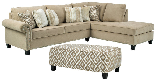 Dovemont 2-Piece Sectional with Ottoman Royal Furniture