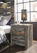 Drystan Full Bookcase Bed with Mirrored Dresser and 2 Nightstands Royal Furniture