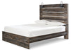 Drystan Queen Panel Bed with 2 Nightstands Royal Furniture