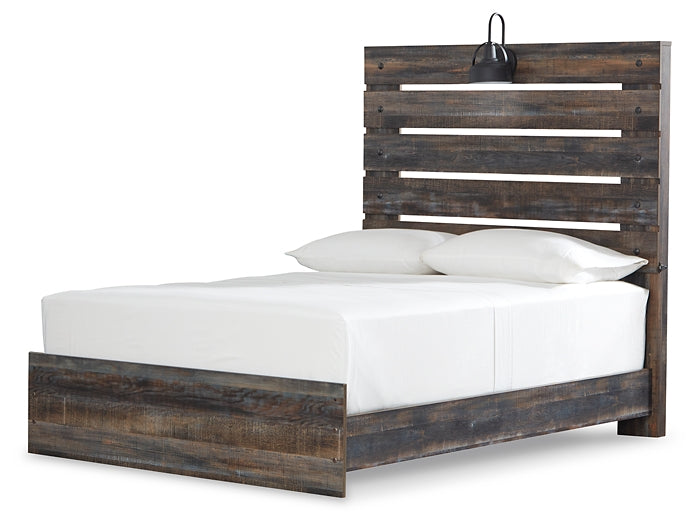 Drystan Twin Panel Bed with Nightstand Royal Furniture