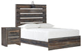 Drystan Twin Panel Bed with Nightstand Royal Furniture