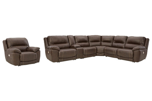 Dunleith 6-Piece Sectional with Recliner Royal Furniture