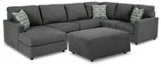 Edenfield 3-Piece Sectional with Ottoman Royal Furniture