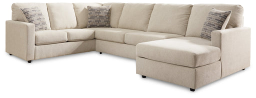 Edenfield 3-Piece Sectional with Ottoman Royal Furniture