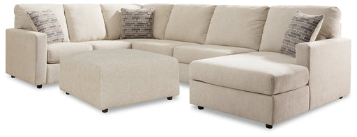 Edenfield 3-Piece Sectional with Ottoman Royal Furniture