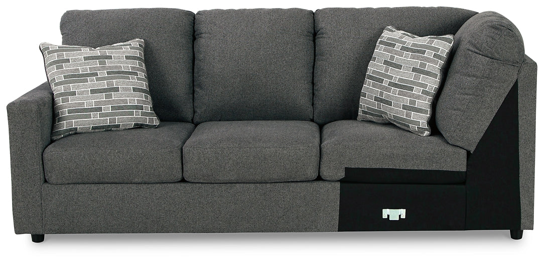 Edenfield 3-Piece Sectional with Ottoman Royal Furniture