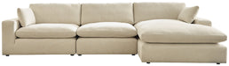 Elyza 3-Piece Sectional with Chaise Royal Furniture