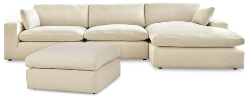 Elyza 3-Piece Sectional with Ottoman Royal Furniture