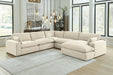 Elyza 5-Piece Sectional with Chaise Royal Furniture